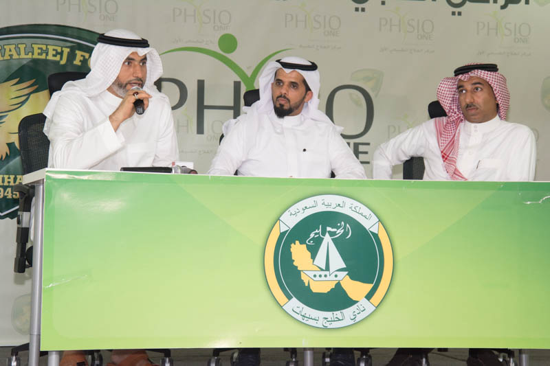 الخليج يوقع مع مركز العلاج الطبيعي الأول (فيزيوون phsio one) كراعي طبي للفريق الأول لكرة القدم