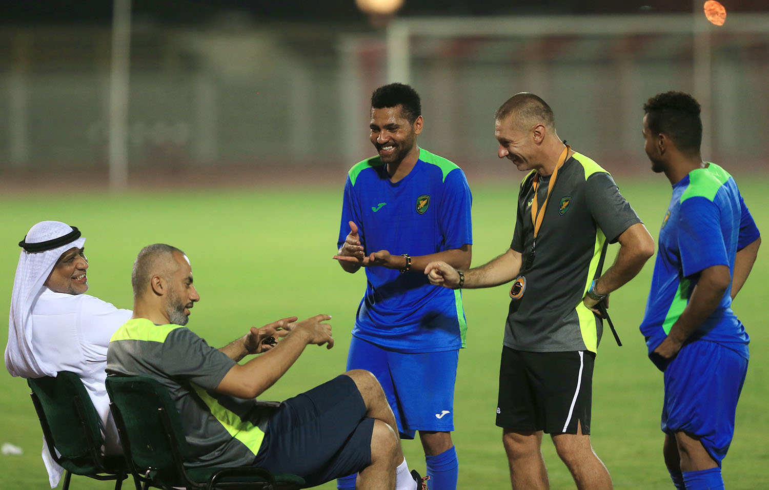 الخليج يستأنف تدريباته تحضيراً للطائي والجهاز الطبي يمنح الشعلة الضوء الاخضر